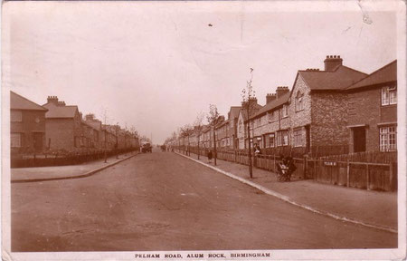The Pelham - date unknown - Thanks for the use of this postcard to JKC/ John K Colin on the Birmingham History Forum. See Acknowledgements.