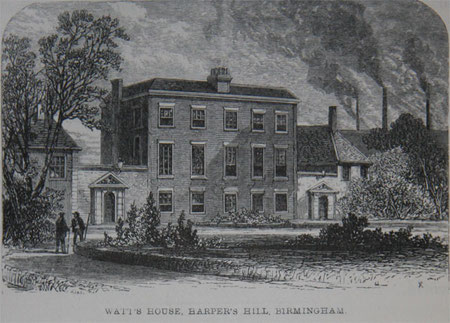 Harpers Hill from Samuel Smiles 1865 'Lives of Boulton and Watt' a work now out-of-copyright downloaded from Grace's Guide website. 