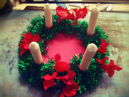 Advent wreath in Arusha 2010