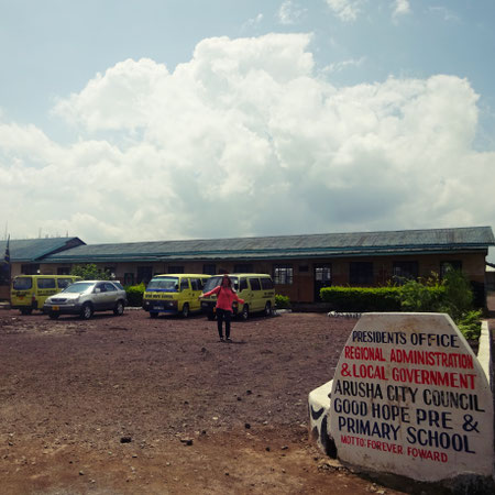 Leonie Mattes an der Good Hope Primary School, April 2018