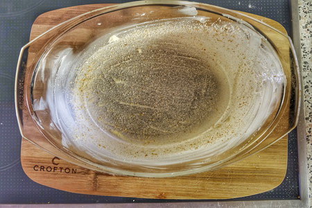 Glass baking dish for Soufflé