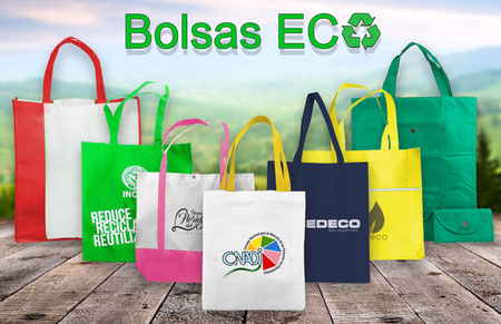 Eco o Bolsa Ecológica artículo promocional "verde" por excelencia. - Ideas Publicidad - Agendas 2023