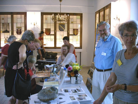 Info-Stand Bergbau-Börse im Deutschen Erdölmuseum in Wietze