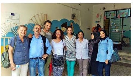 friends of alpha met medewerkers van het Alpha team in zuid Libanon