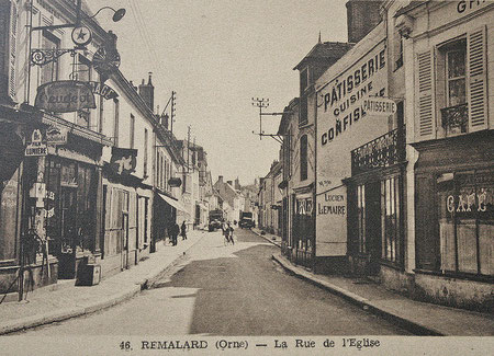 Rémalard dans l'Orne dans les années 50