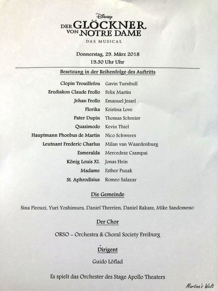 Besetzungsliste