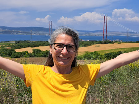 26.05.2023 vor der größten Hängebrücke der Welt über die Dardanellen (TR)