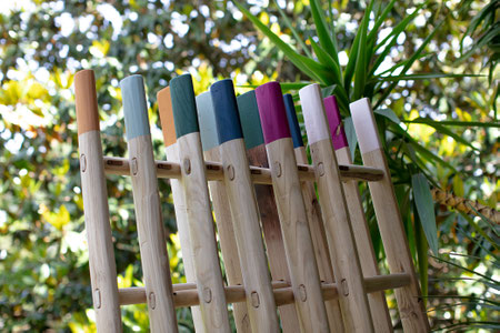 Scale a pioli in legno per arredamento - Wood ladders for decorative home by ellecuorea