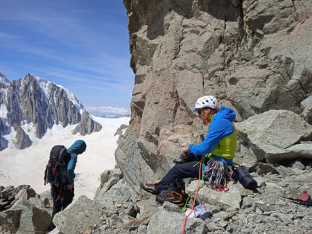 Hochtouren, Mont Blanc, Torinohütte, Rifugio Torino, Courmayeur, Chamonix, Dent du Géant, Géant Branché, Glacier du Géant, Petit Flambeau