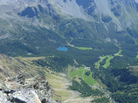 Corn da Camp, SE-Grat, Südostgrat, Saoseo, Gratkletterei