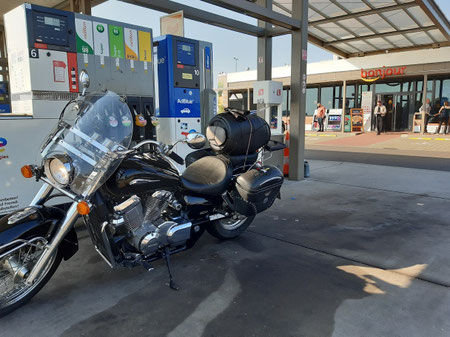 9.Tankstopp, Neuruppin, Brandenburg 
