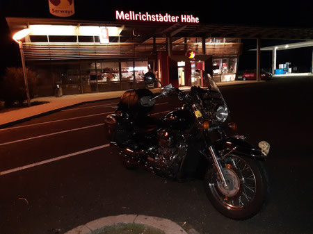 Zigarettenpause nach erreichen der 1.600 km