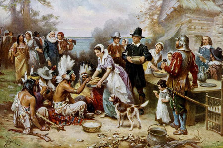 The First Thanksgiving (Jean Leon Gerome Ferris)