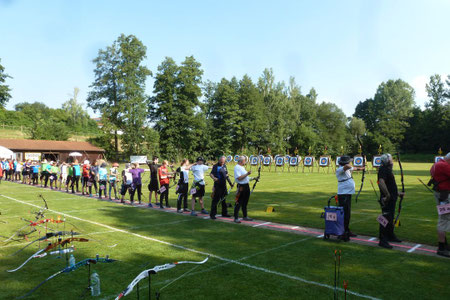 Bogenschuetzen auf der Württembergischen Landesmeisterschaft 2018 in Welzheim