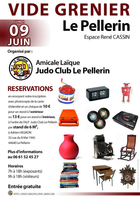 vide grenier Judo Club Le Pellerin