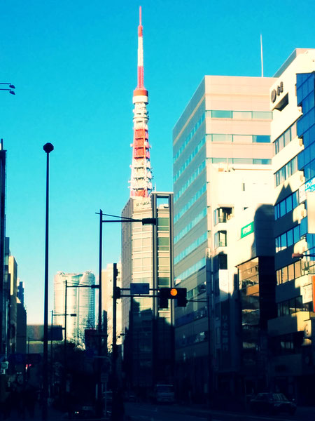 年末の東京タワー