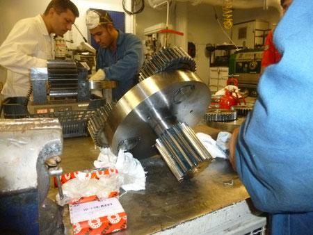 Full refurbishment of a mooring winch gearbox on Serenade Of The Seas, Fort Lauderdale, USA.