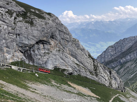 Tandradbaan Pilatus berg