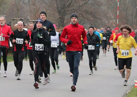 Einige hundert Meter nach dem Start (Meine Startnummer: 357)