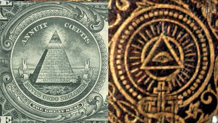Eye of Providence $1 Bill, Joe Biden Bible, Illuminati Bible Freemason