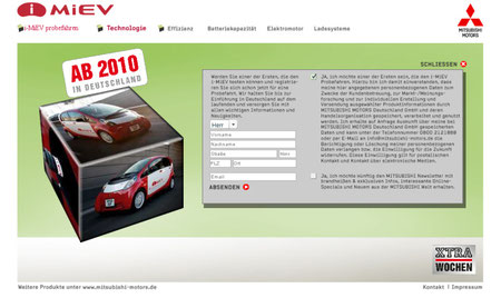 Mitsubishi iMiEV- probefahren