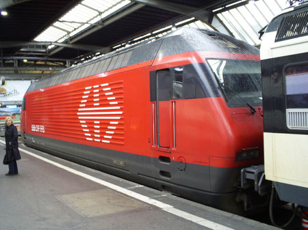 Am 15. August 2008 in Zürich HB angekommen mit dem IC 1035 aus Bern