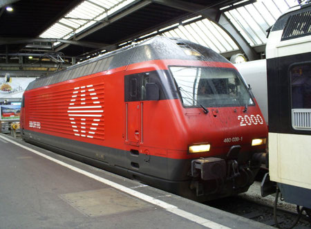 Am 15. August 2008 in Zürich HB angekommen mit dem IC 1035 aus Bern