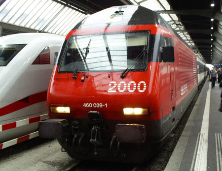 Am 15. August 2008 in Zürich HB angekommen mit dem IC 1035 aus Bern