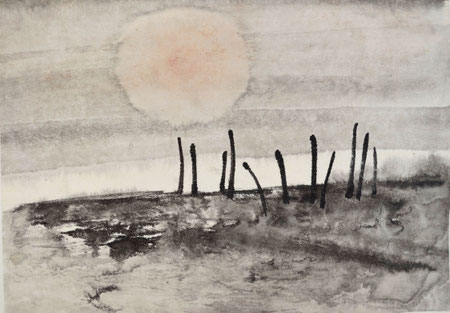 Sunrise/Sumi-e/24,0x17,3cm/ID: 6S41-0785,1/250.-€