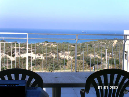Vue mer de face