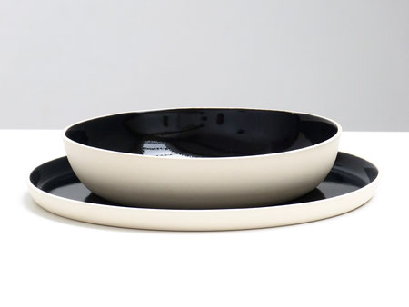 bOn, tableware by belgian ceramicist ilona van den bergh