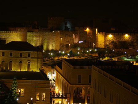 Quartier de Mamilla, murailles et porte de Jaffa