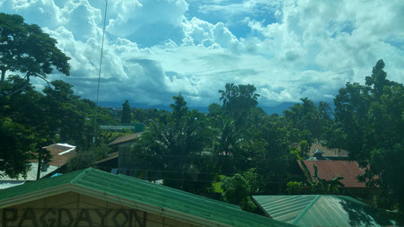 Puerto Princesa vom Hotelfenster des Hotels (Best Western Plus The Ivywall Hotel)