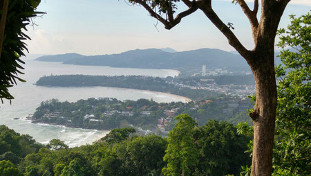 Aussichtspunkt, Blick auf Karon Beach