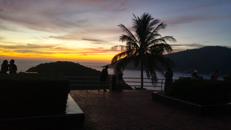 Auf dem Rückweg von Promthep Cape nach Patong Beach