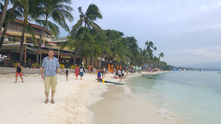 Der Autor, White Beach, Boracay