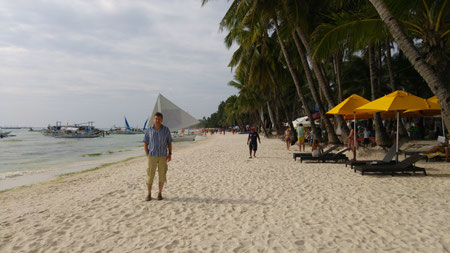 Der Autor, White Beach, Boracay