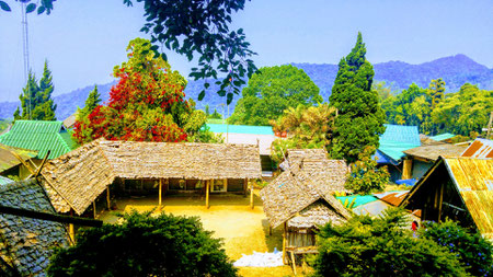 Village in the mountains, close to Chiang Mai