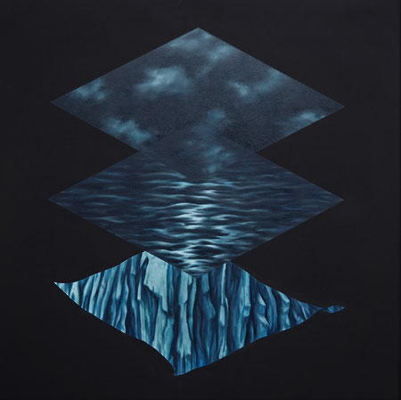 levels de l´eau // 120x120cm // oil on canvas