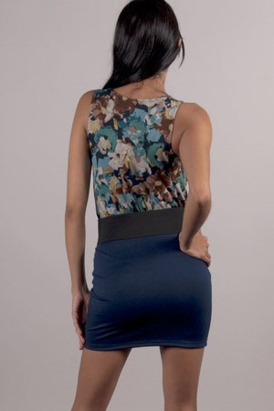 MODELO B-310 OFERTA VESTIDO EN COLORES AZUL, TALLAS CH, M, G, PRECIO DE $59.00