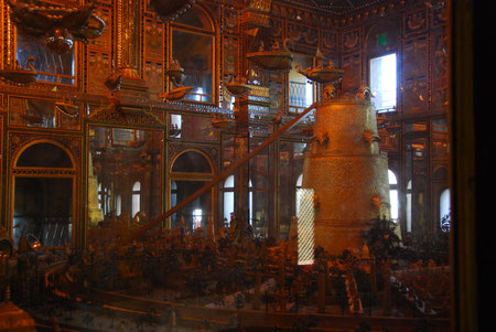 Ajmer 24.11.2014: Svarana Nagara Hall begind the Nasiayan Digambara Jain Temple.