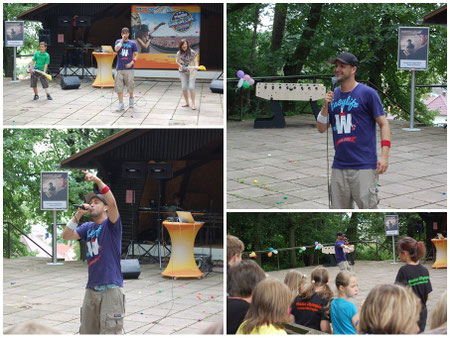 Im Rahmen der Mega-Schul-tour 2012 trat der Rapper Doppel-U aus Jena bei uns auf.