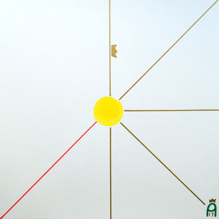Way to Paradise I (Andy Crown - 2017 - 40 x 40cm)