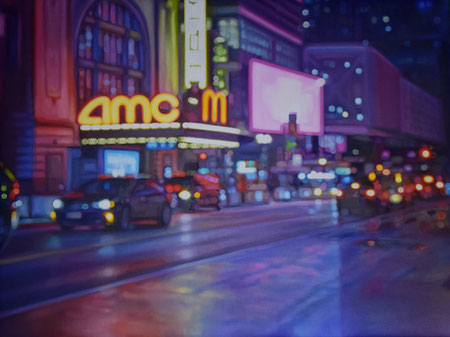 Großstadt 105cm x 140cm Öl auf Leinwand 2025