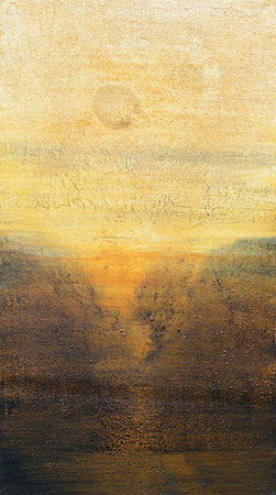 sin título, 2004, 206x115 cm, técnica mixta sobre lienzo