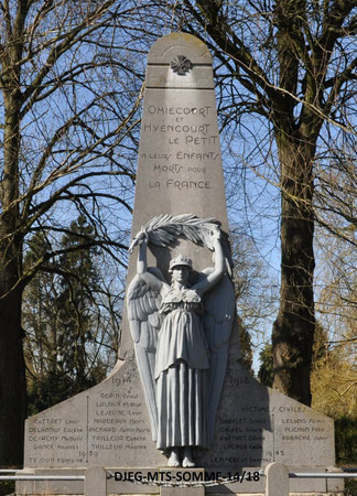 Omiécourt - G. VEREZ (sculpteur) / Fonderies du Val d'Osne