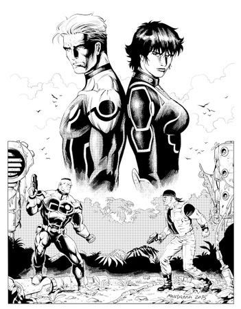 Nathan Never vs  Legs Weaver (Sergio Bonelli Editore) - 2015
