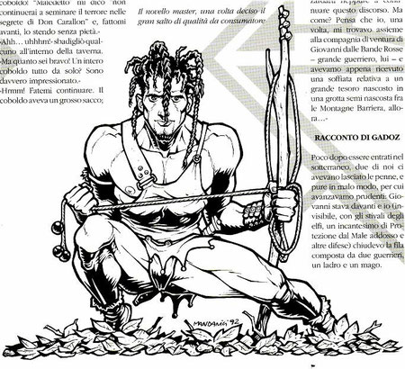 Illustrazione per la rivista "Kaos" - Granata Press - 1992