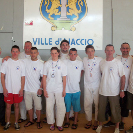 l'équipe judo de la Ligue