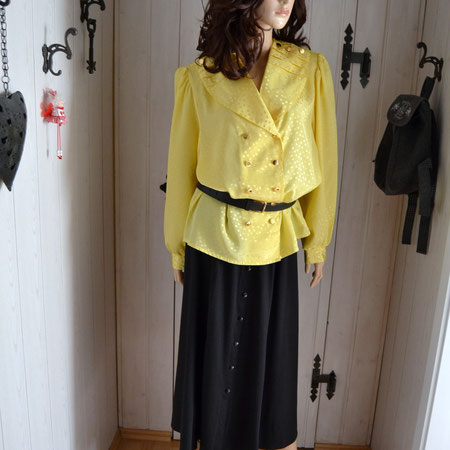 Bluse langarm gelb